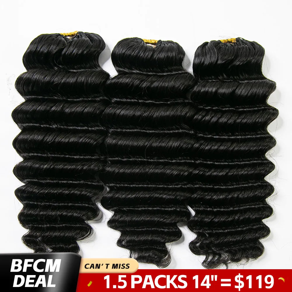 crochet human hair deep wave for sale