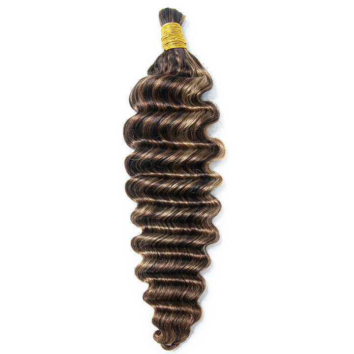 Human Hair Deep Wave #4/#27/#30 Color for Woman