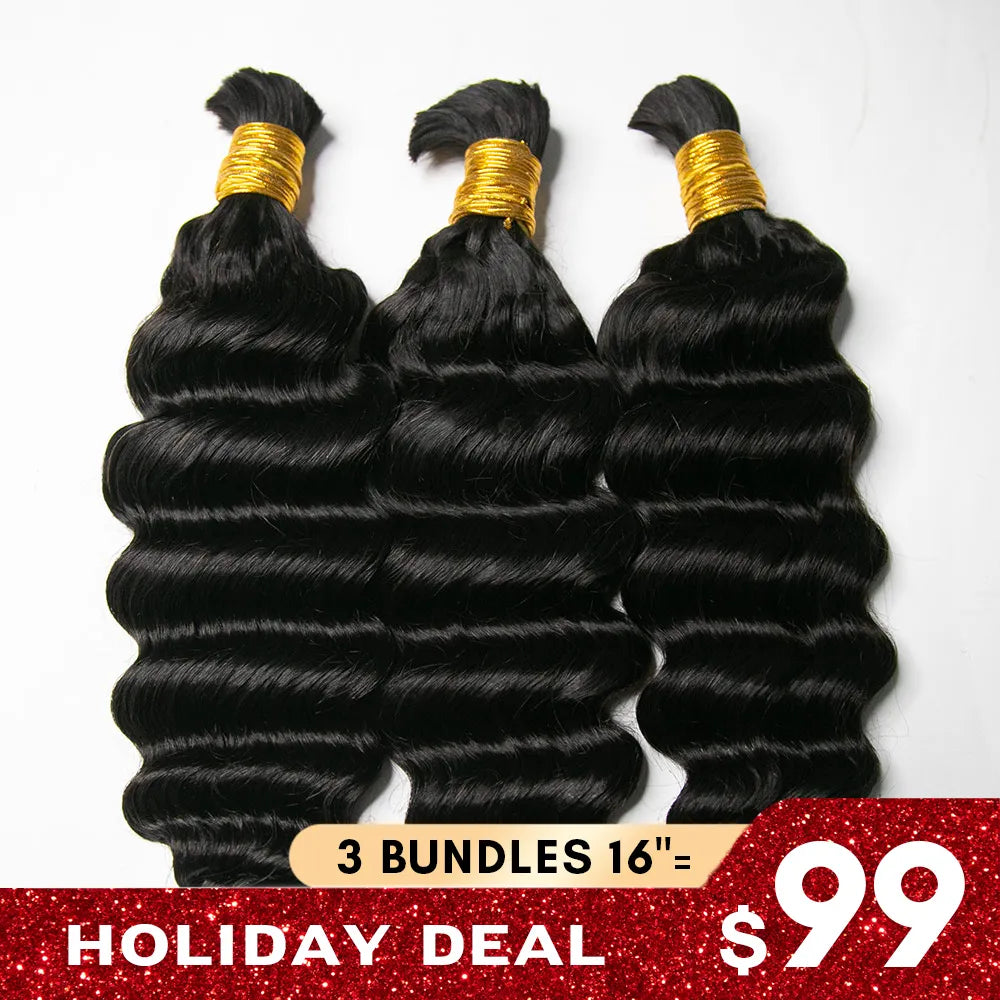 deep wave bulk hair sale