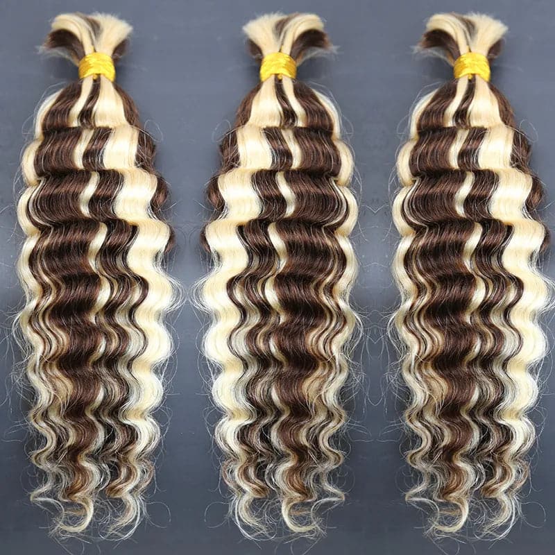 deep wave bulk human hair