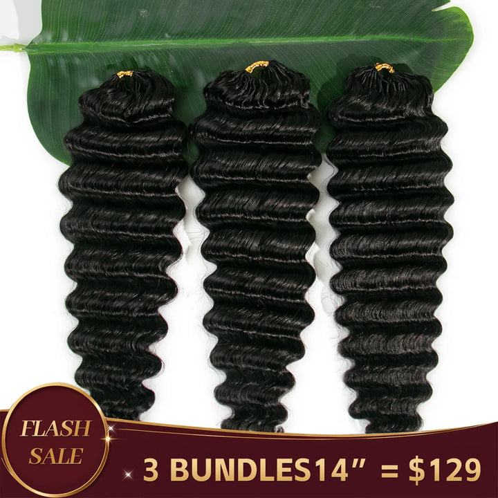 Deep Wave Feed-In Braiding Hair