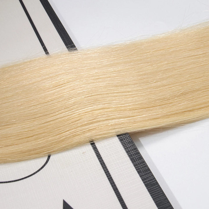 detail for #T1B/613 straight human braiding hair