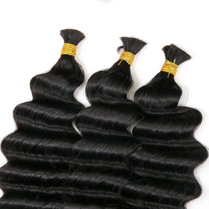 double drawn burmese loose deep wave human hair bulk