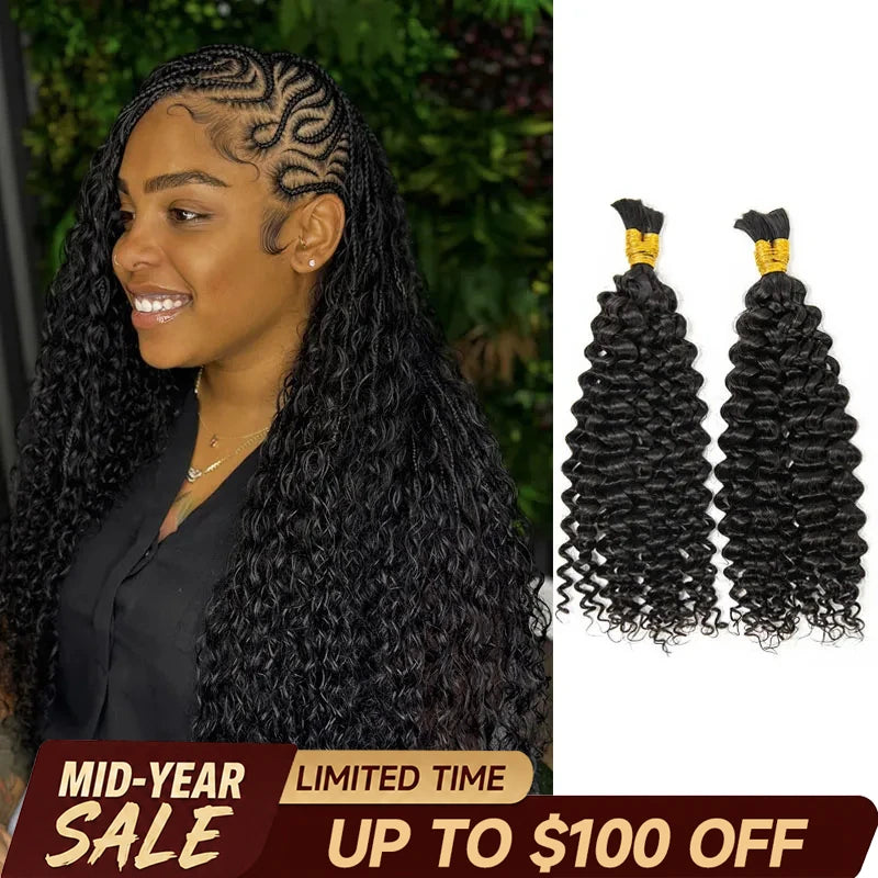 double drawn water wave bulk hair up to $100 off