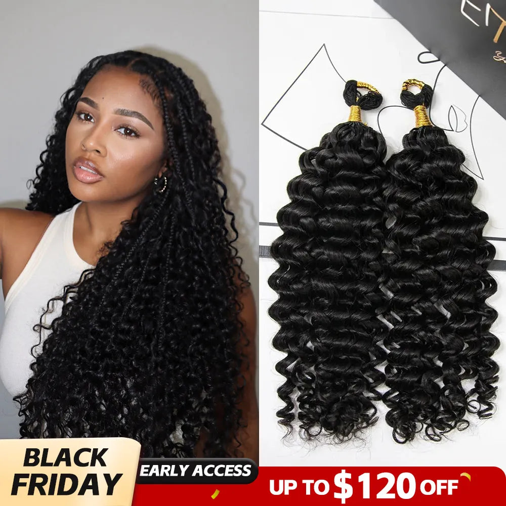 Spanish Curl Feather Crochet Boho Hair for Braiding