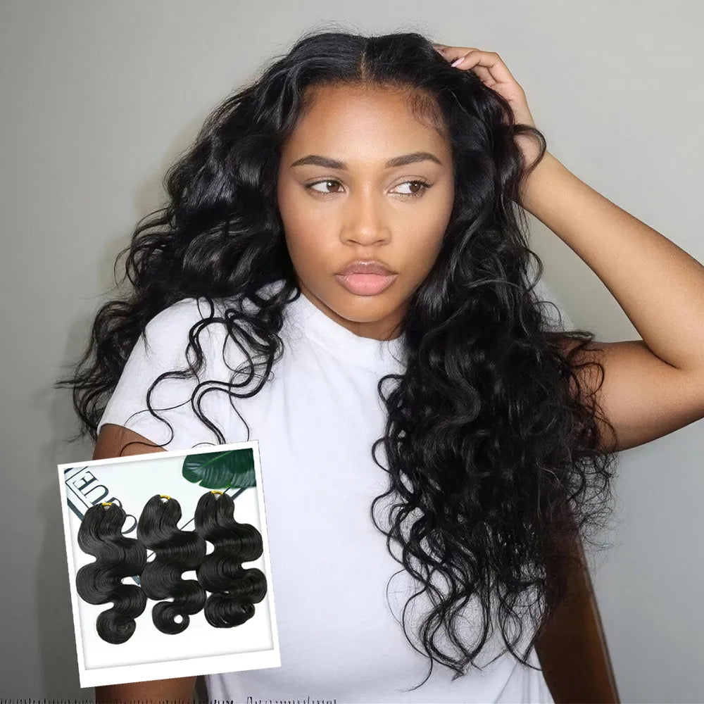 feather crochet hair body wave