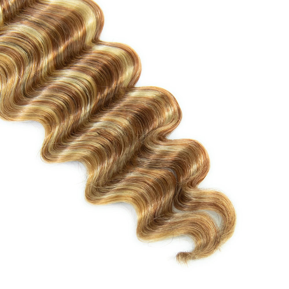 ombre color feather crochet hair loose deep wave for summer