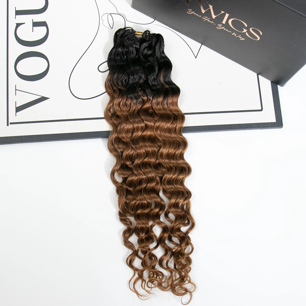 feather crochet hair water wave T1B/30