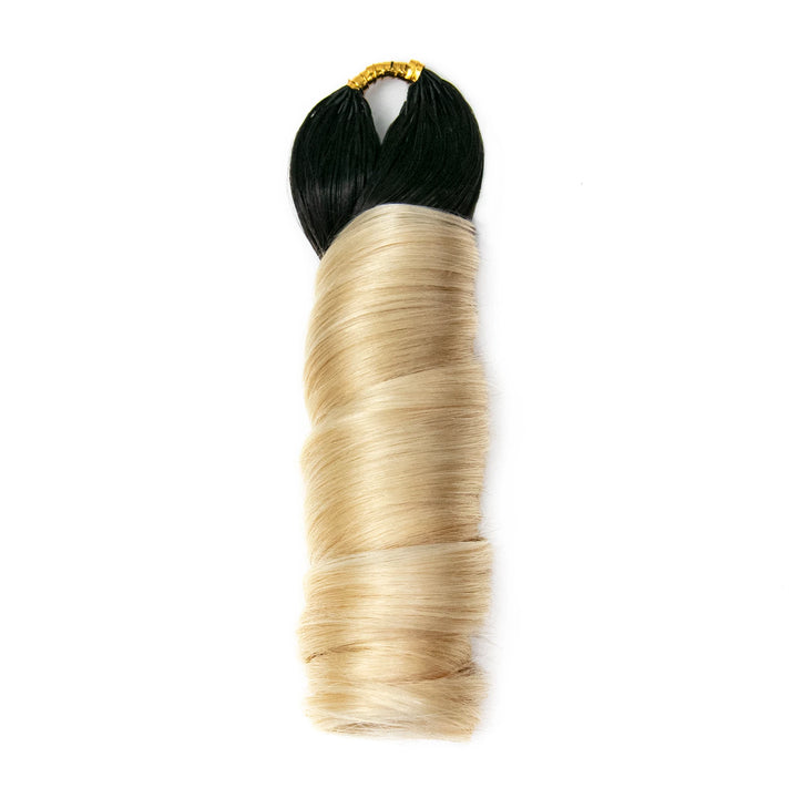 french curl human crochet hair