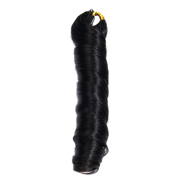 french curl human crochet hair