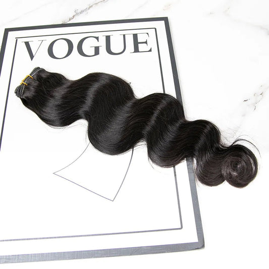 Genius Weft Human Hair Extensions Body Wave
