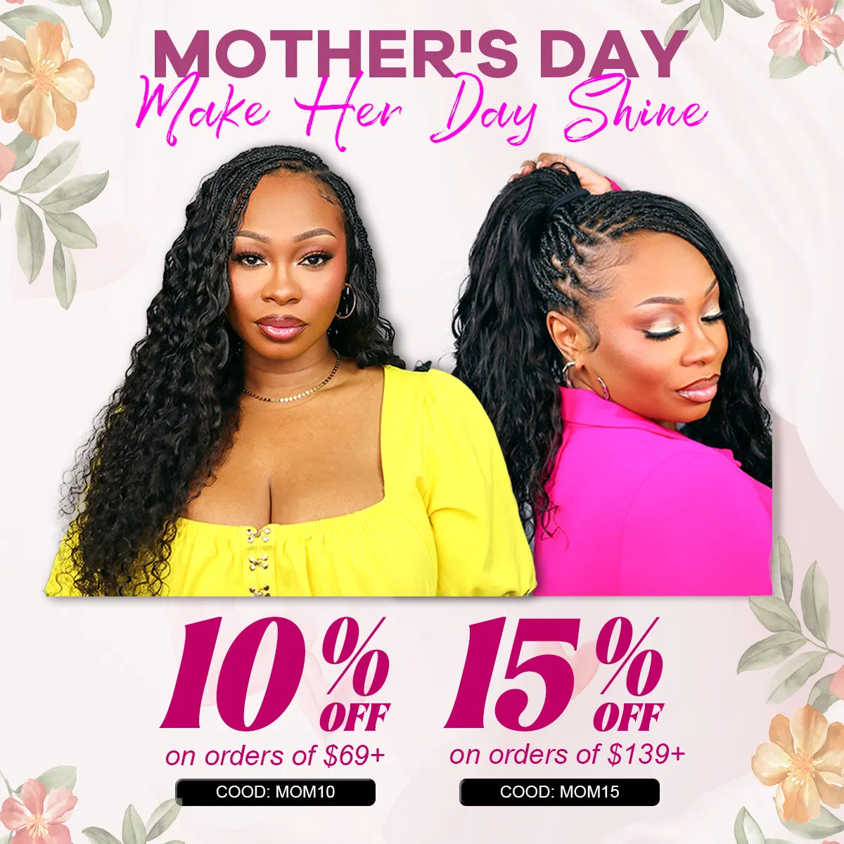 Get Ready for Mother's Day Sale