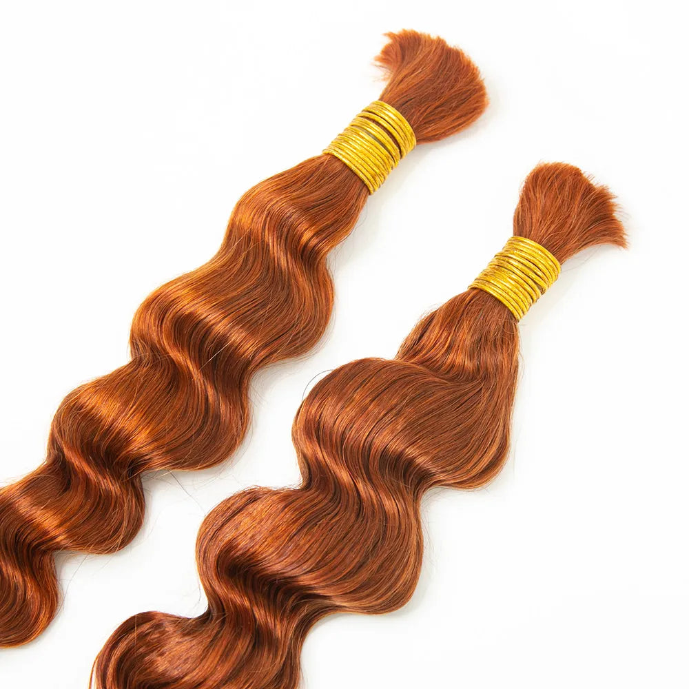 ginger braiding human hair loose wave