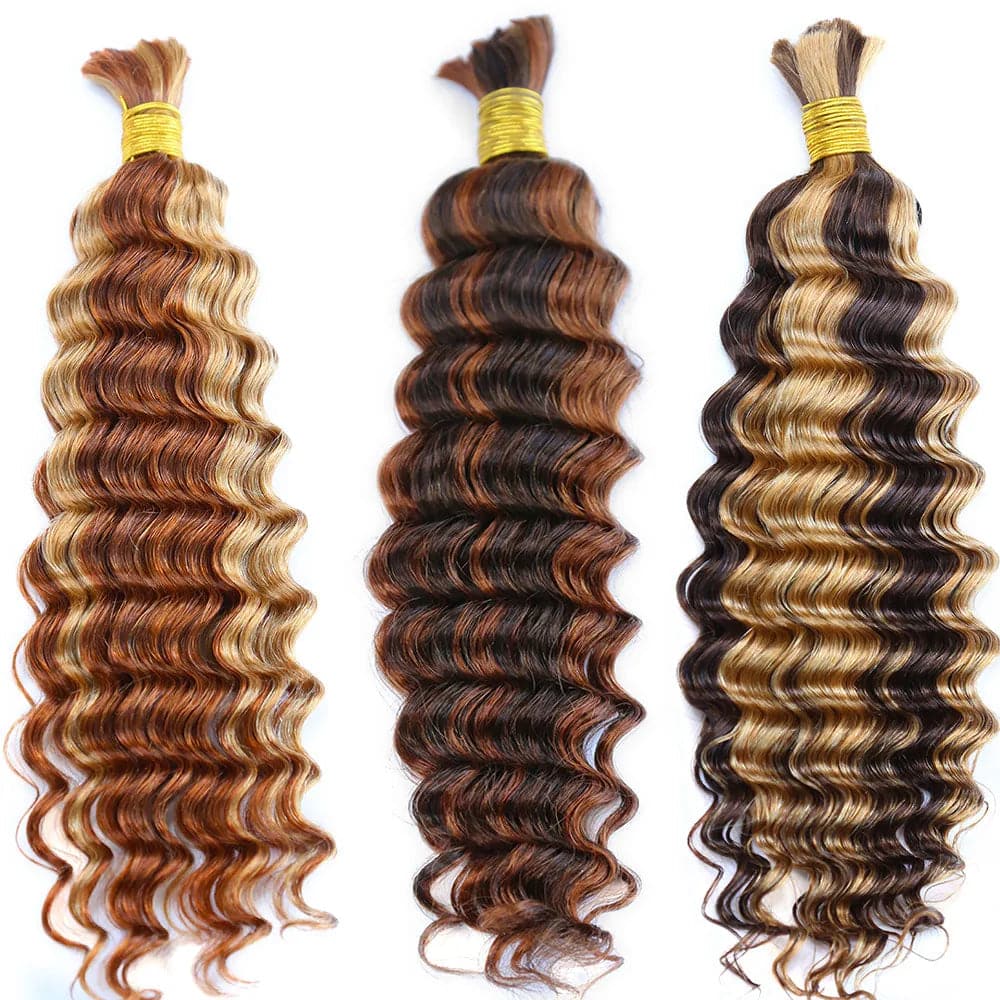 Wholesale Human Braiding Hair Deep Wave