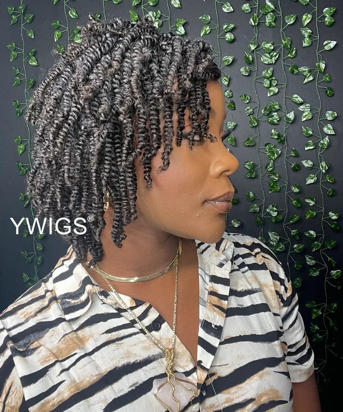 Springy Leg Extentions Human Hair Springy Afro Twist Hair Extensions 12-16 inches – Ywigs