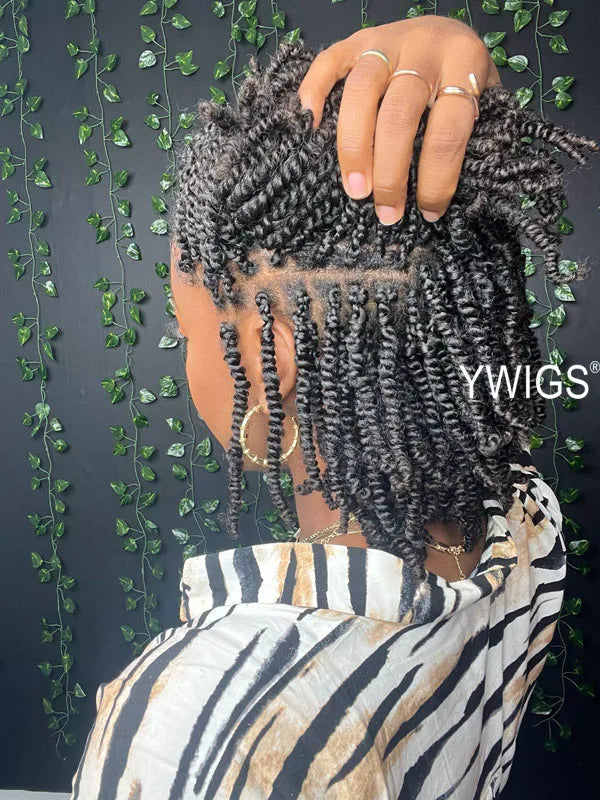 Human Hair Springy Afro Twist Hair Extensions 12-16 inches – Ywigs
