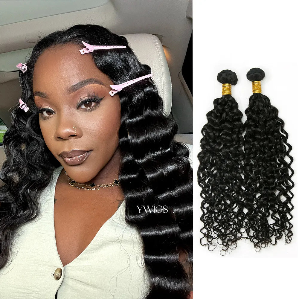 Water Wave Weft Bundles Human Hair – Ywigs