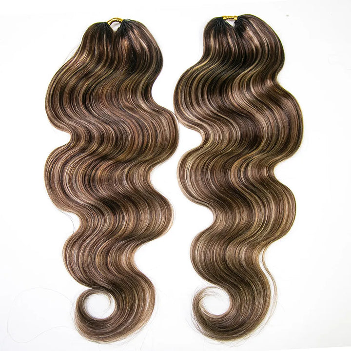 human crochet hair body wave color #4/#27/#30