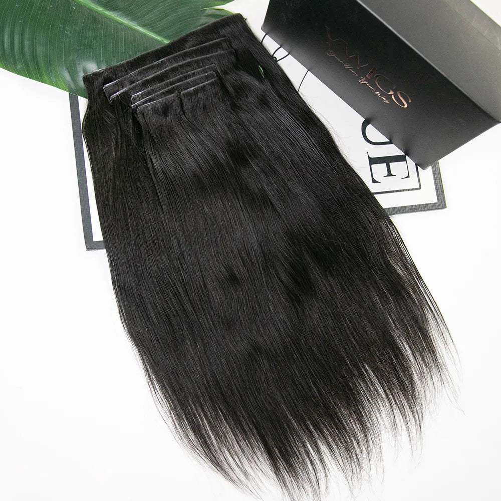 Invisible Clip In Extensions Silky Straight