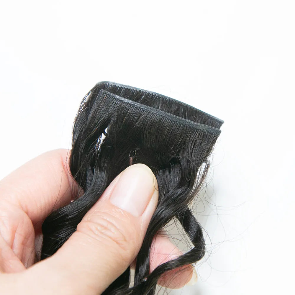 Invisible Clip In Hair Extensions Water Curly