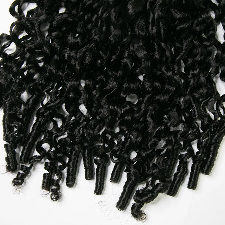 Invisible Edge Water Curly Clip In Hair Extensions 