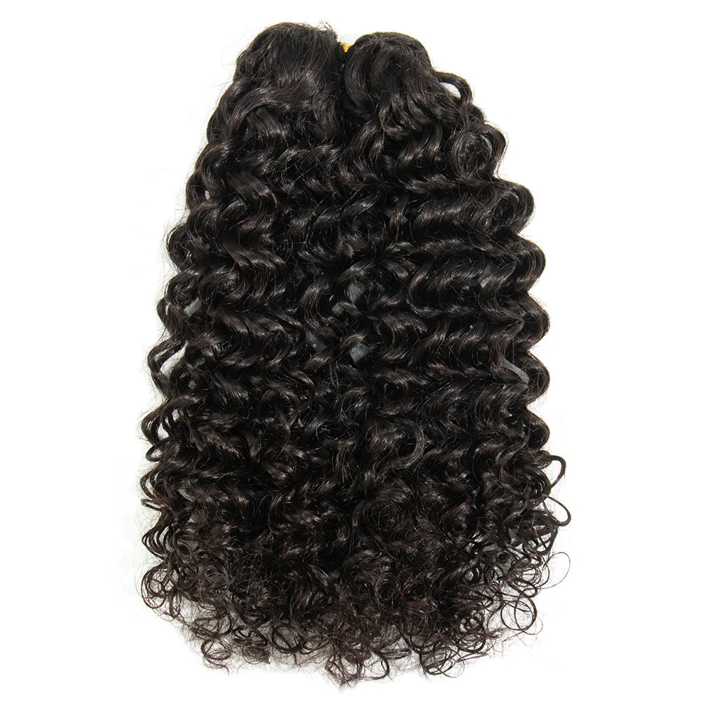 invisible thread water wave human crochet hair