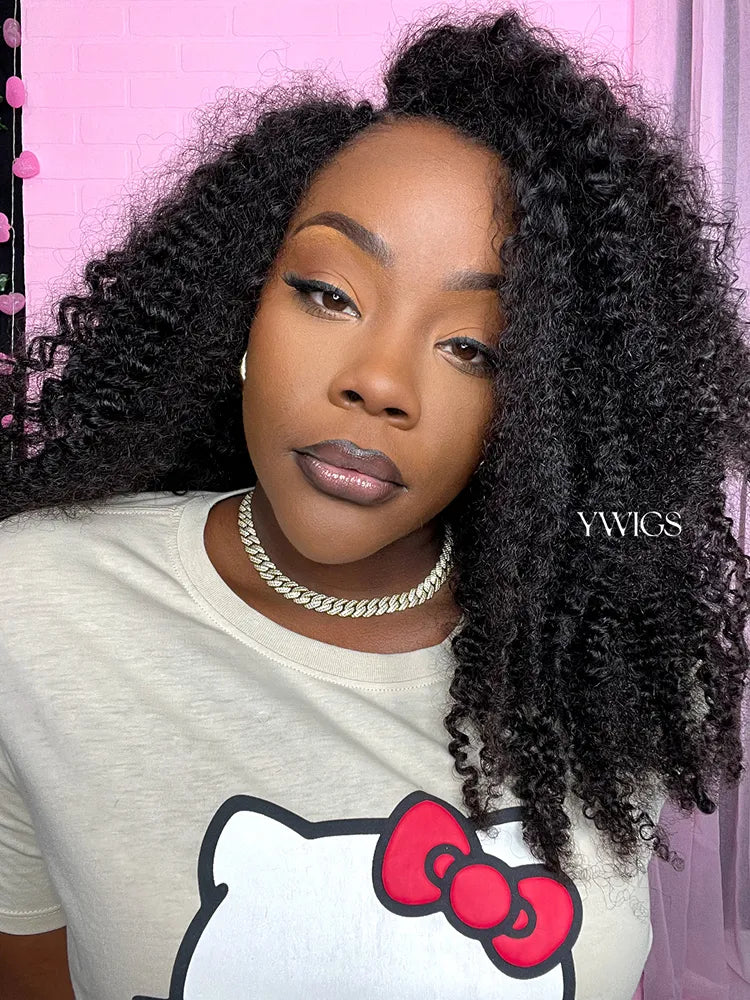 Multi-Textured Kinky Curly Weft Bundles Human Hair โ Ywigs