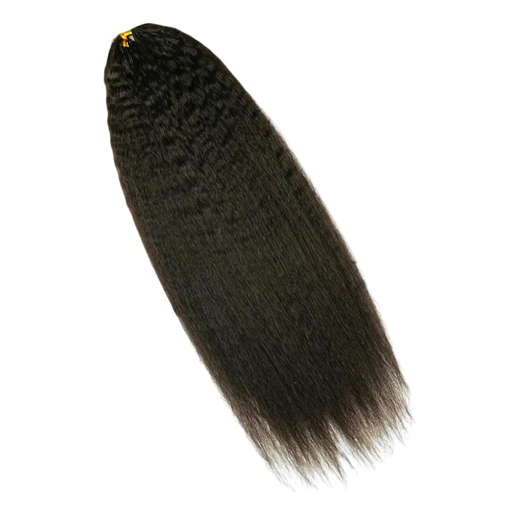 Kinky Straight Human Crochet Hair