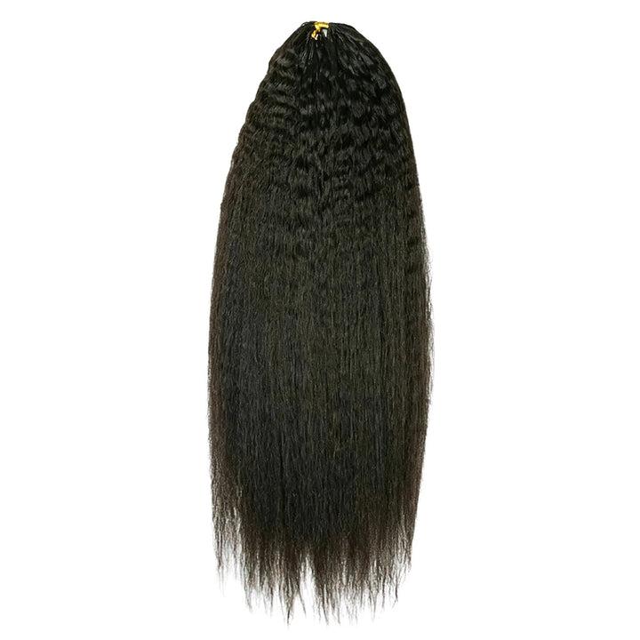Kinky Straight Human Crochet Hair