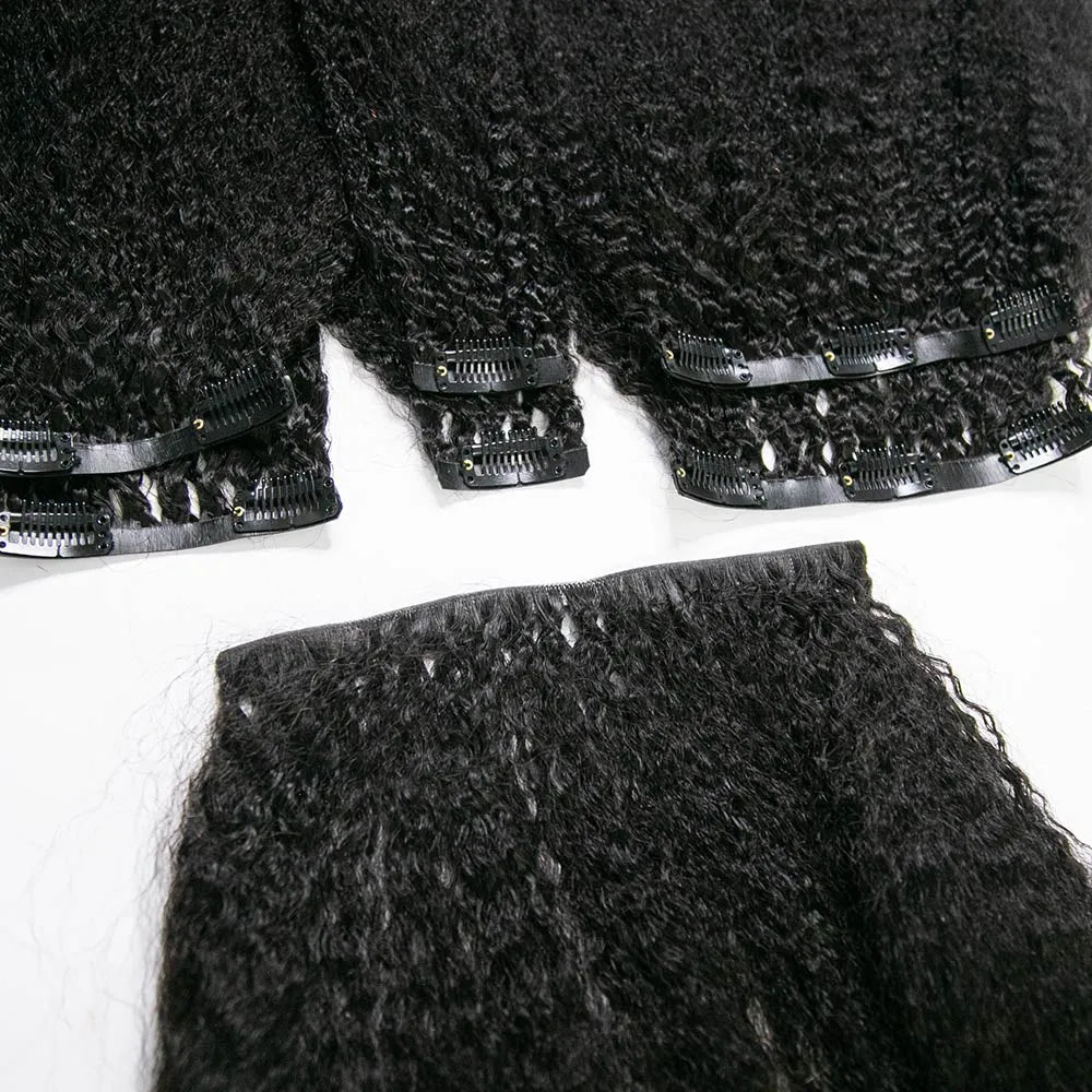 Kinky Straight Invisible Clip In