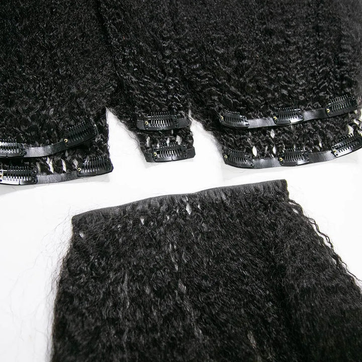 Kinky Straight Invisible Clip In