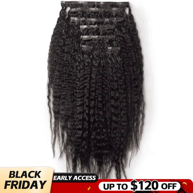 kinky straight seamless clip in black friday sale