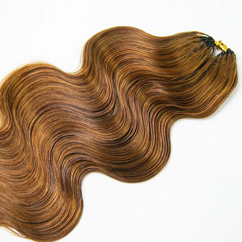 light brown body wave crochet hair