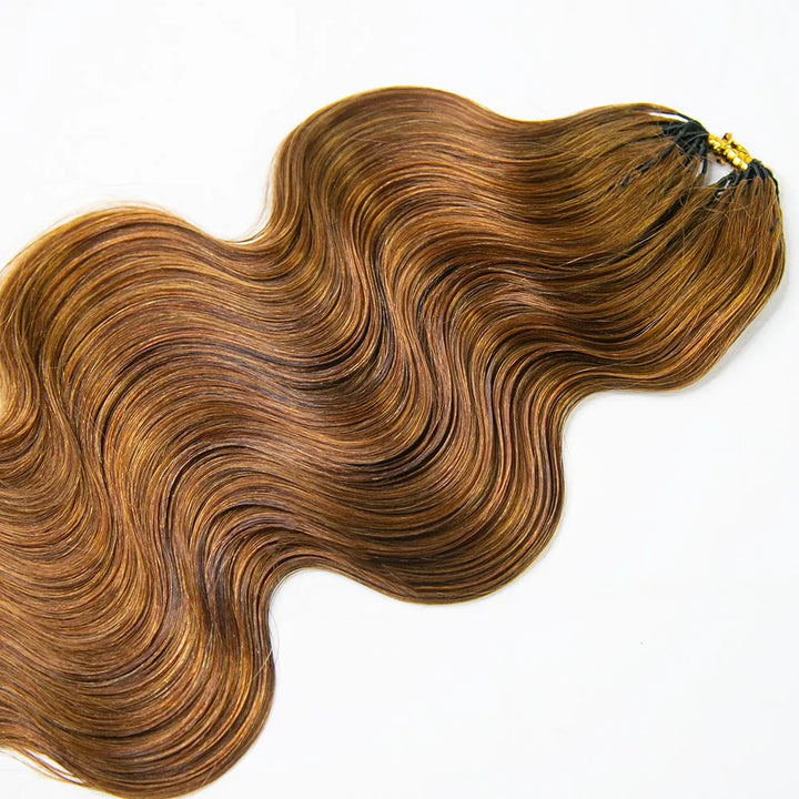 light brown body wave crochet hair