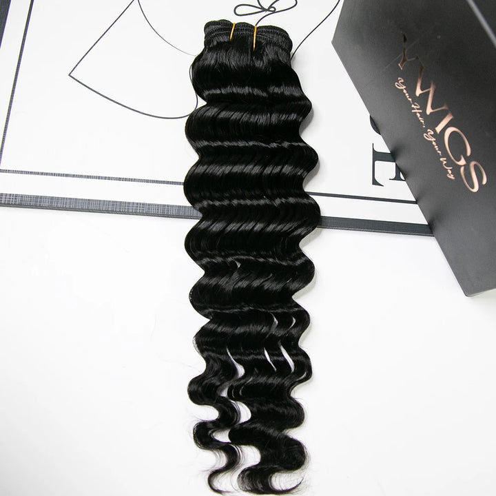 Natural texture human hair extensions for Black women