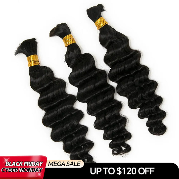 loose deep wave bulk hair cyber monday sale