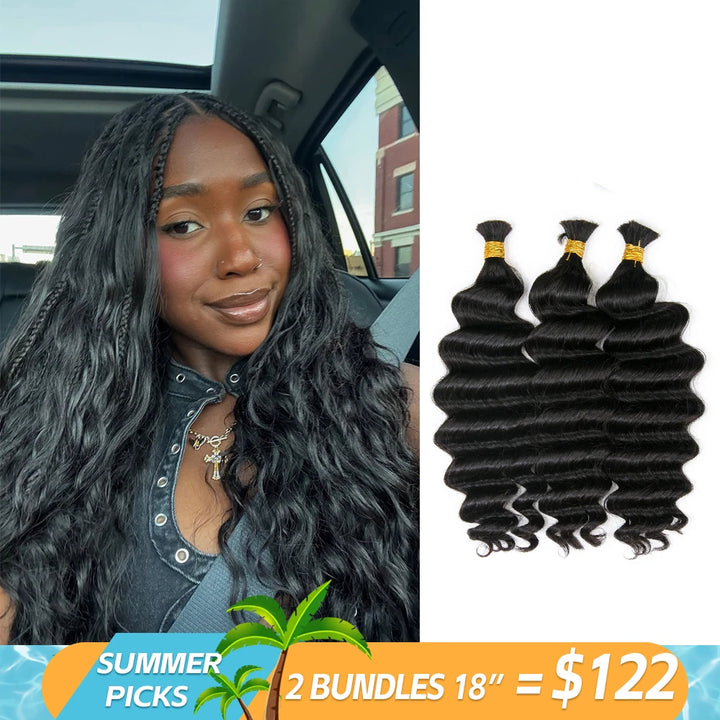 loose deep wave double drawn burmese hair
