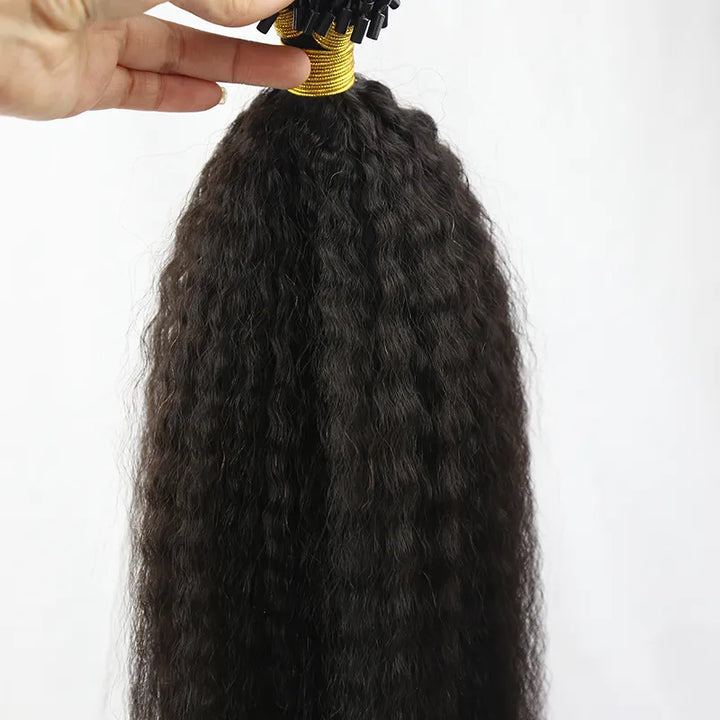 microloop hair extensions kinky straight