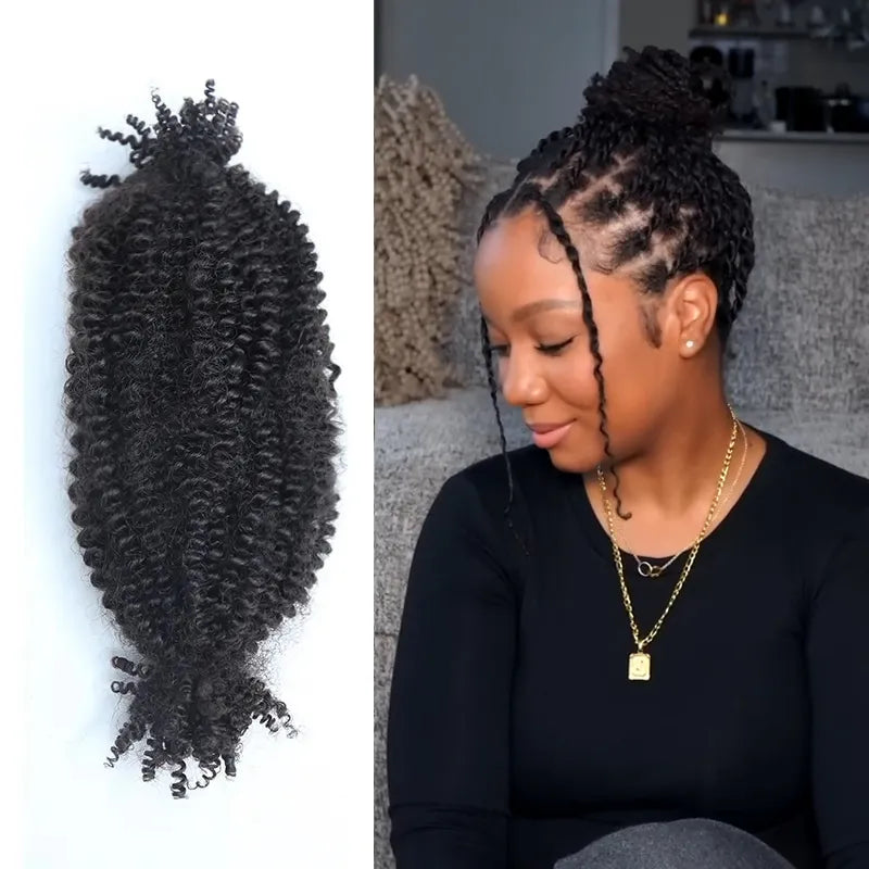 human hair extenisons for mini twists