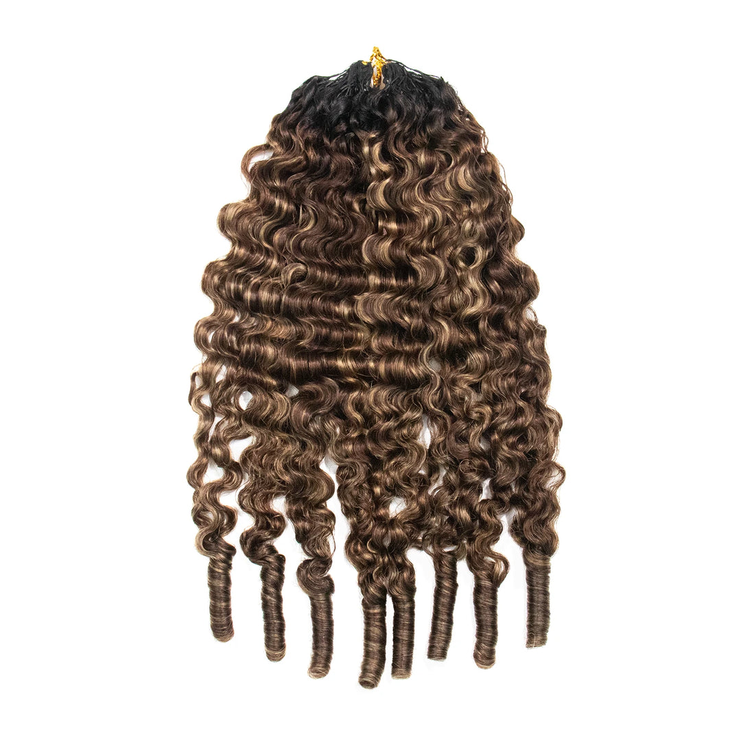 #T1B/4 /613 Mix Blend Burmese Curly Human Crochet Hair