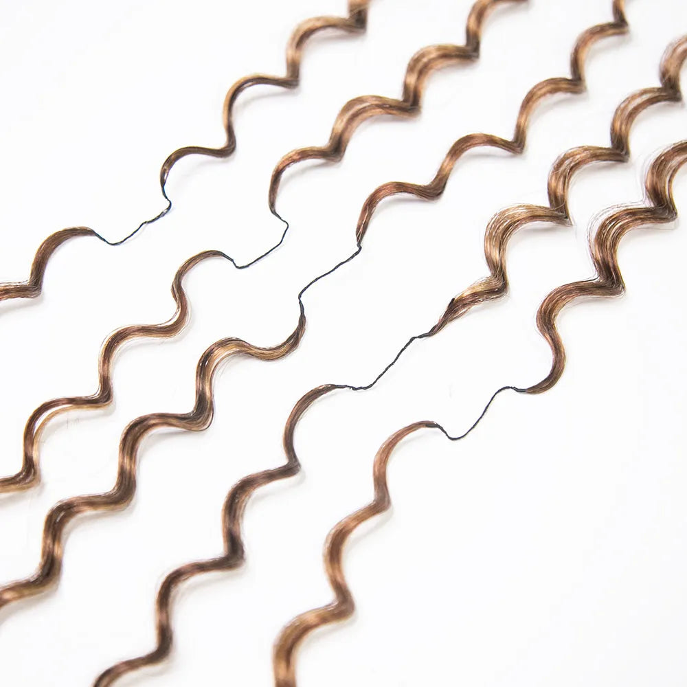 mix blend #4/#27/#30 deep wave human crochet hair