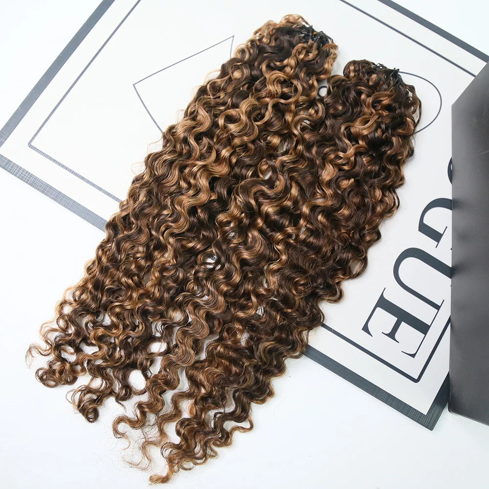 #4/30 blend color human crochet hair for black women