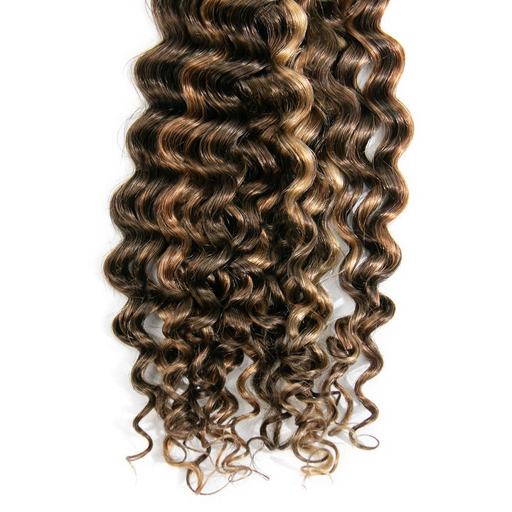 mix blend color 4/27/30 water wave bulk hair for braiding