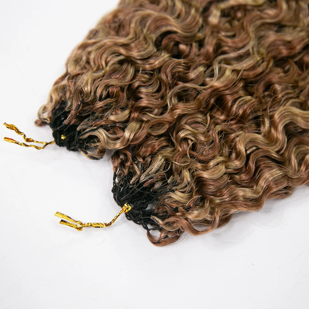 mixed blend color miracle knots braids for water deep wave styles