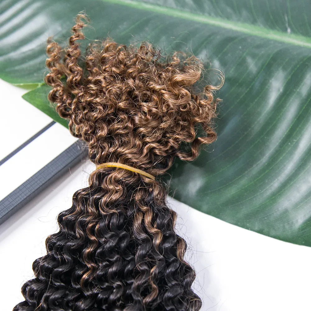 1B/30 Ombre Spring Twist Human Hair Extensions Pre-Separated – Ywigs