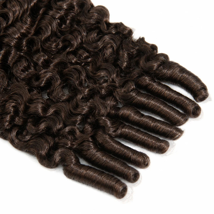 ombre burmese curly feather crochet hair