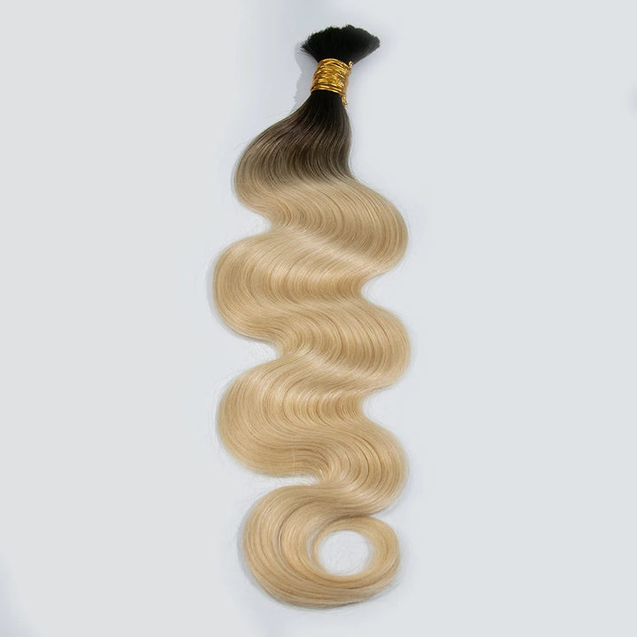 one bundle #T1B/613 body wave bulk braiding hair