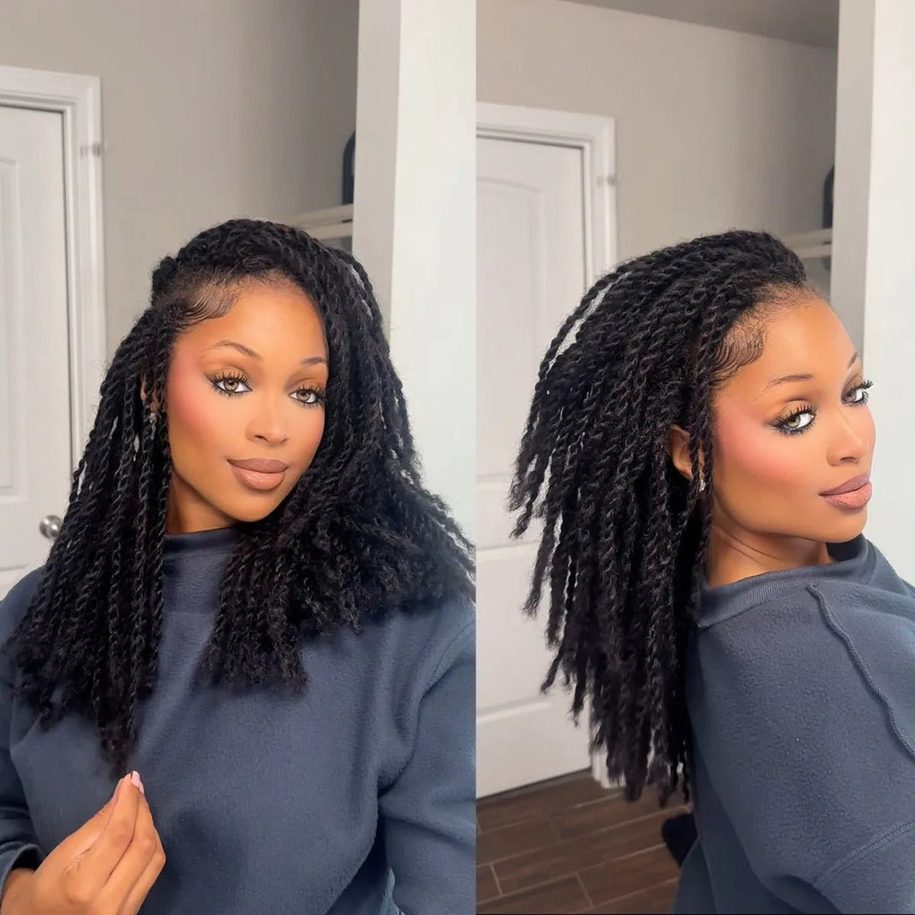 Pre Twisted Human Passion Twist Crochet Hair