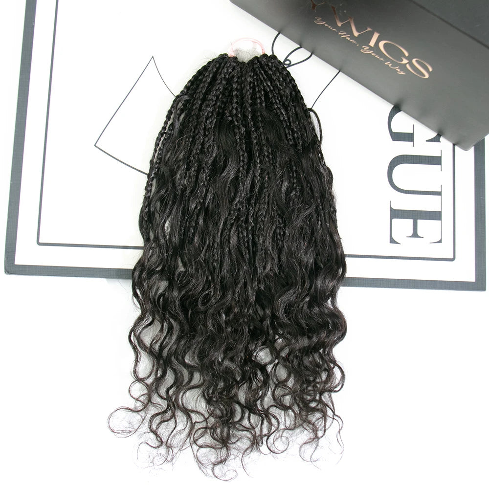 pre-looped human crochet hair