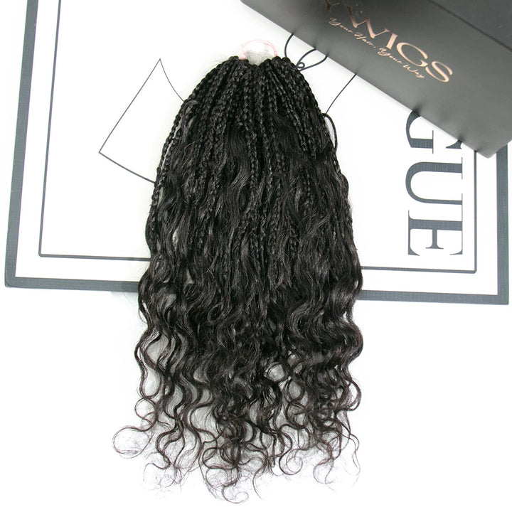 pre-looped human crochet hair